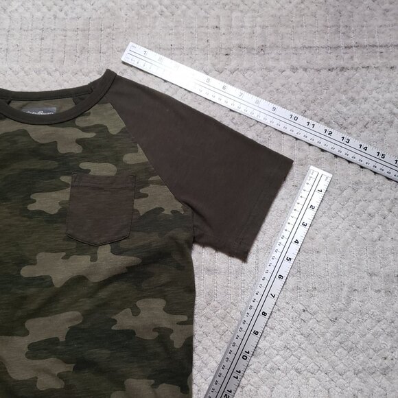 Eddie Bauer Boys Short Sleeve Camo Shirt Size L 14/16 - Picture 5 of 8